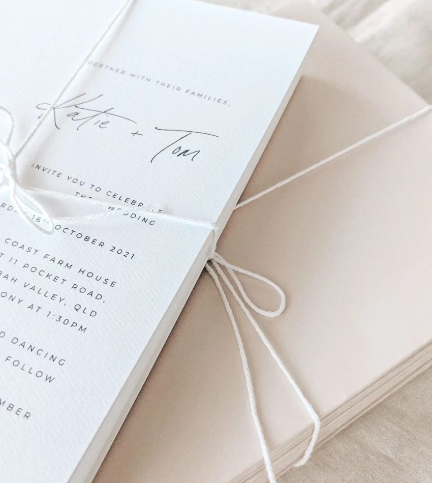 mila and may wedding stationery brisbane to the aisle weddings directory (4)