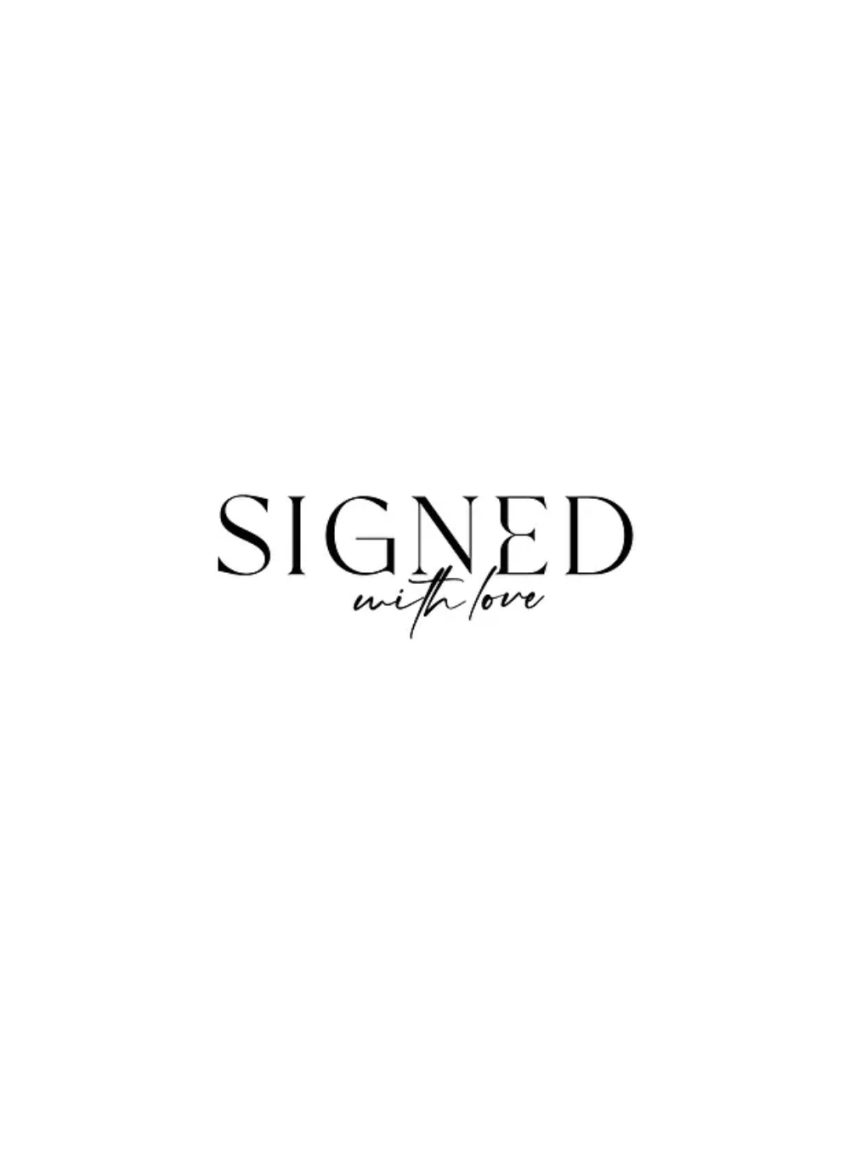 signed with love stationery and signage to the aisle weddings directory (11)